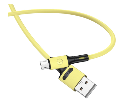 Kabel USAMS Kabel U52 microUSB 2A Fast Charge 1m żółty